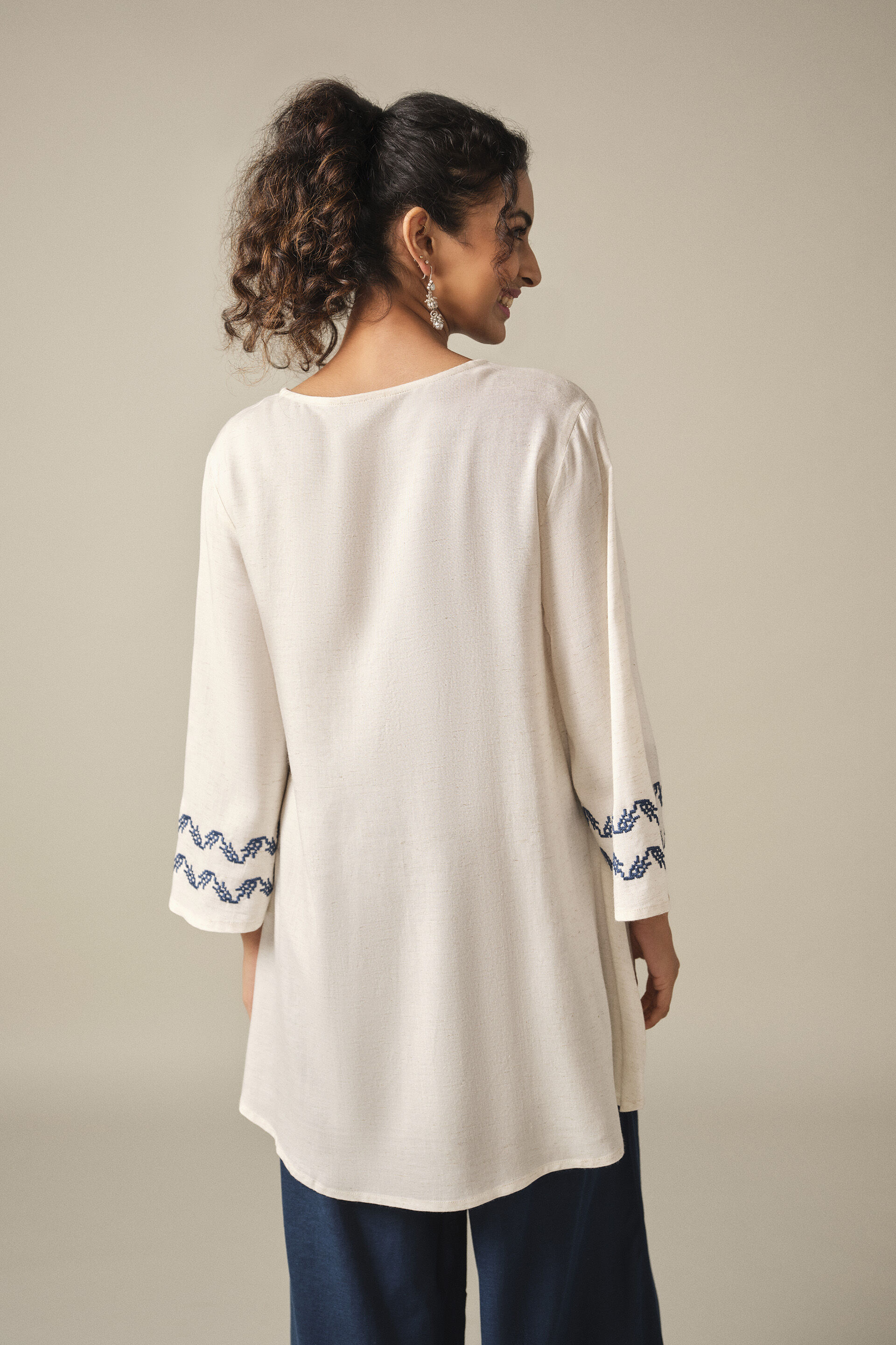 A-line Tunic in Natural, Natural, image 5